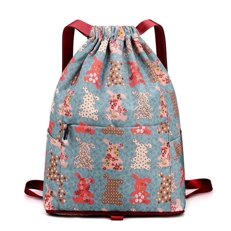 🔥 Drawstring Foldable Large Capacity Wet & Dry Travel Sports Backpack