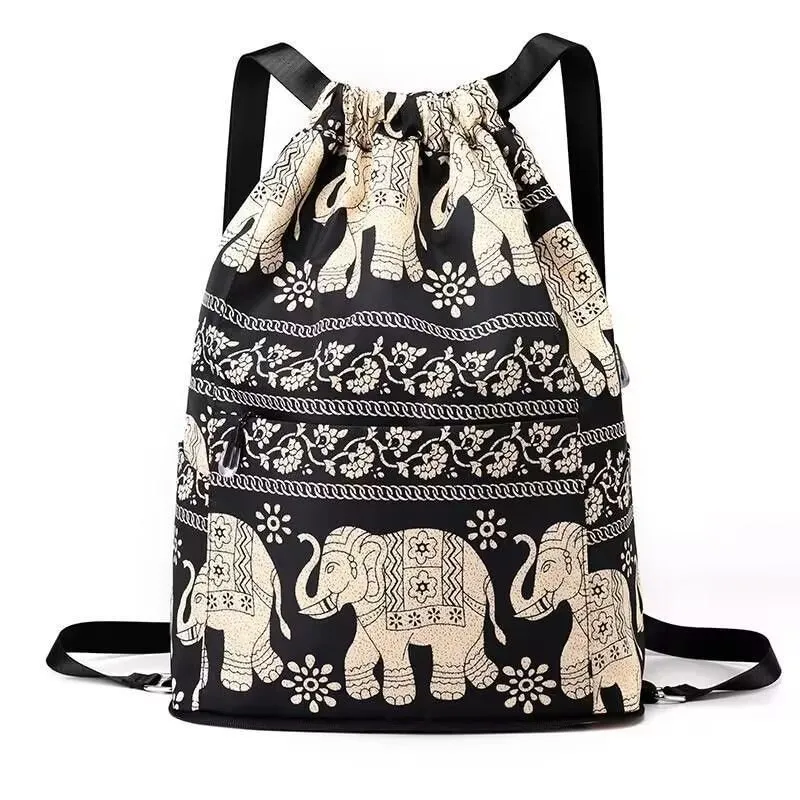 🔥 Drawstring Foldable Large Capacity Wet & Dry Travel Sports Backpack