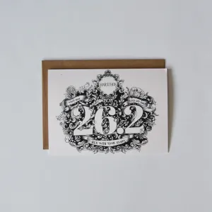 26.2 Marathon Card