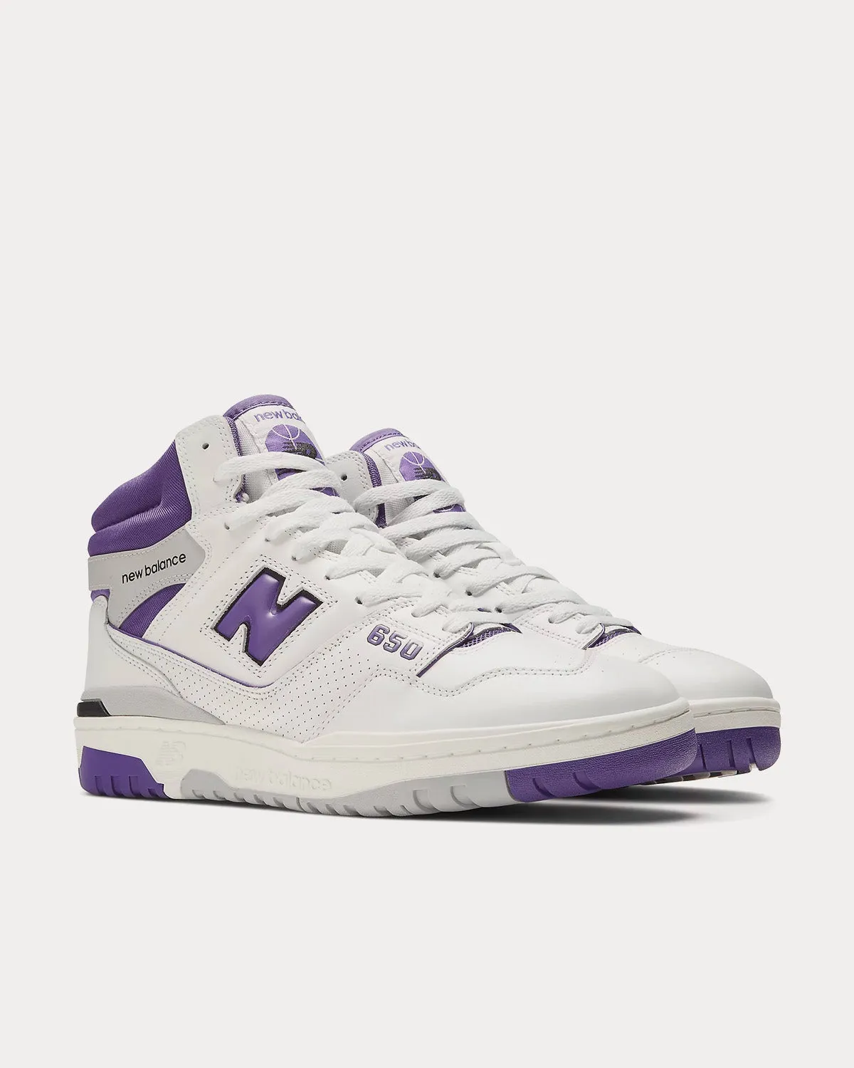 650 White / Interstellar / Raincloud High Top Sneakers