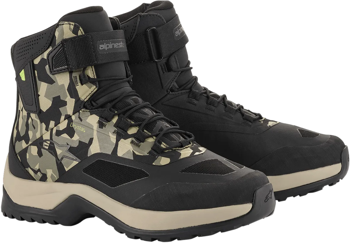 ALPINESTARS CR-6 Drystar? Shoes - Black/Brown/Green - US 9.5 261102016099.5