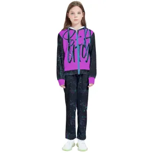 Beauty Kids' Jogging Set - Purple