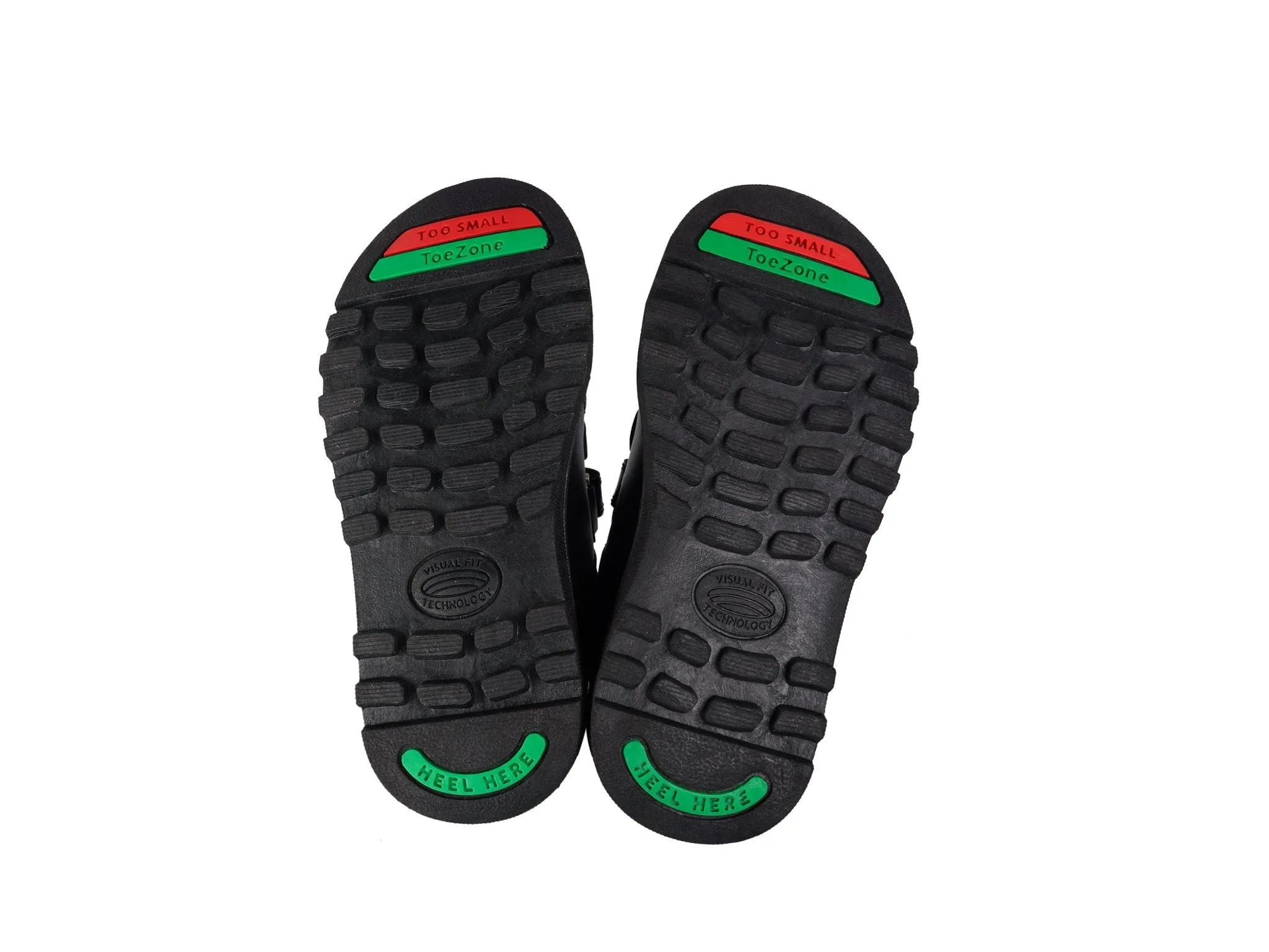 CADE - Black Space Themed School Shoes (Wide Fit)