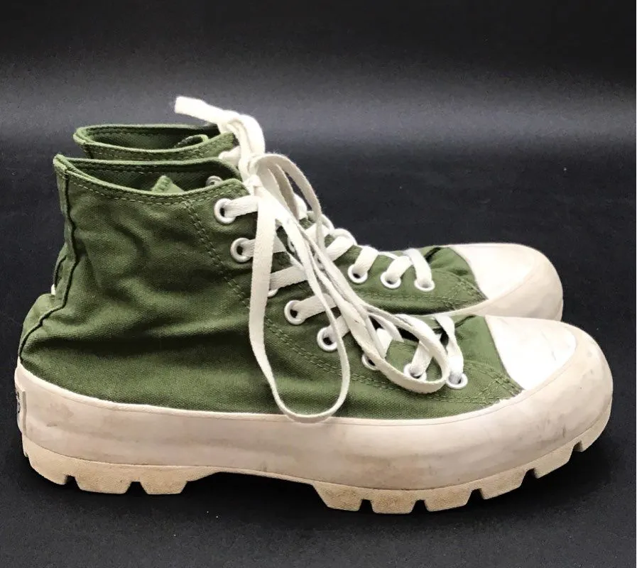 Converse Women's CTAS Lugged Platform 567163C Green Athletic Shoes - Size 9