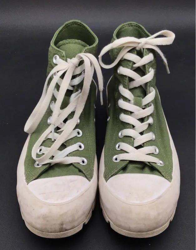 Converse Women's CTAS Lugged Platform 567163C Green Athletic Shoes - Size 9