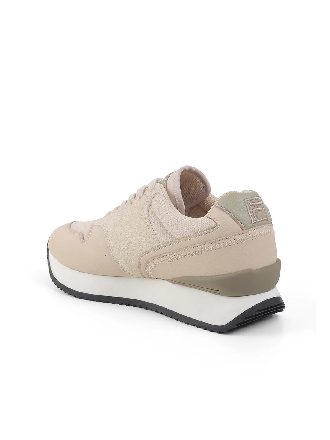 Fila Men Beige Retro-Jo Textile Shoes