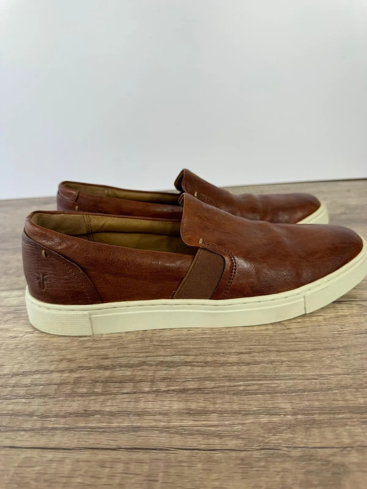 FRYE IVY SLIP-ON SNEAKERS BROWN