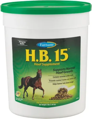 H.B. 15 Hoof Pellets for Horses