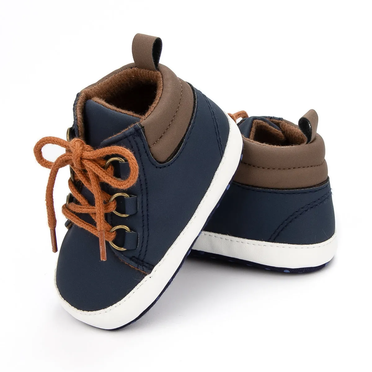 High-top Soft Soled Baby Shoes for 0-1 Years Old Toddler
