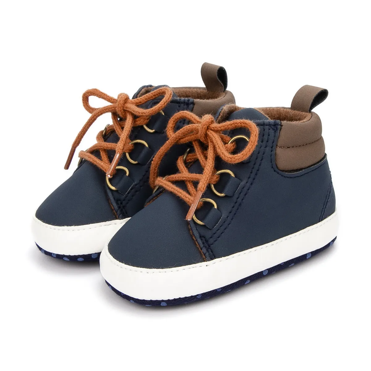 High-top Soft Soled Baby Shoes for 0-1 Years Old Toddler
