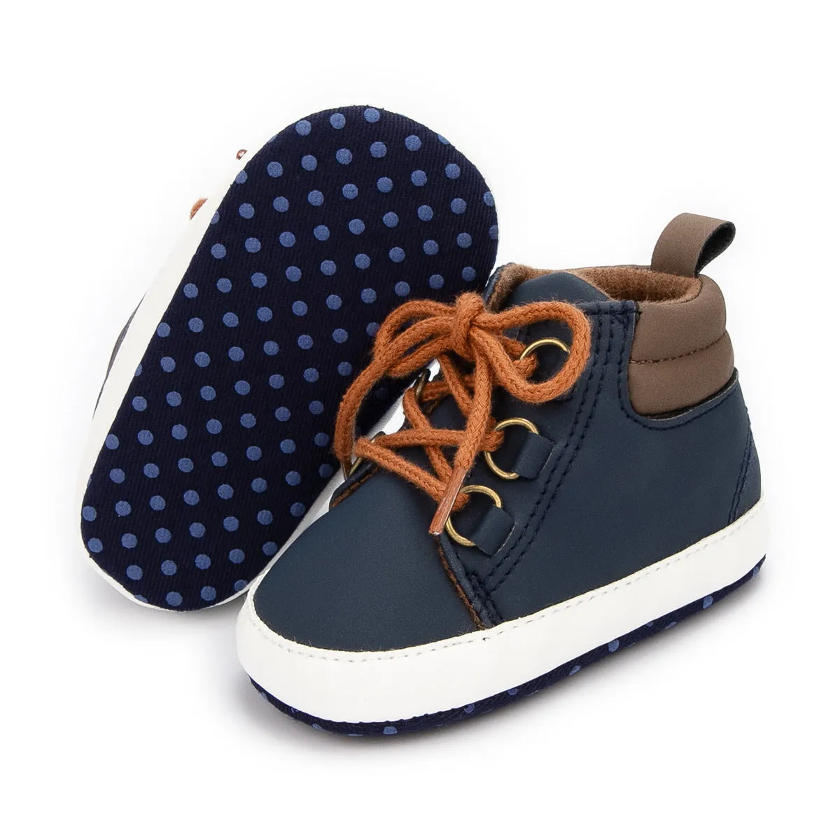 High-top Soft Soled Baby Shoes for 0-1 Years Old Toddler