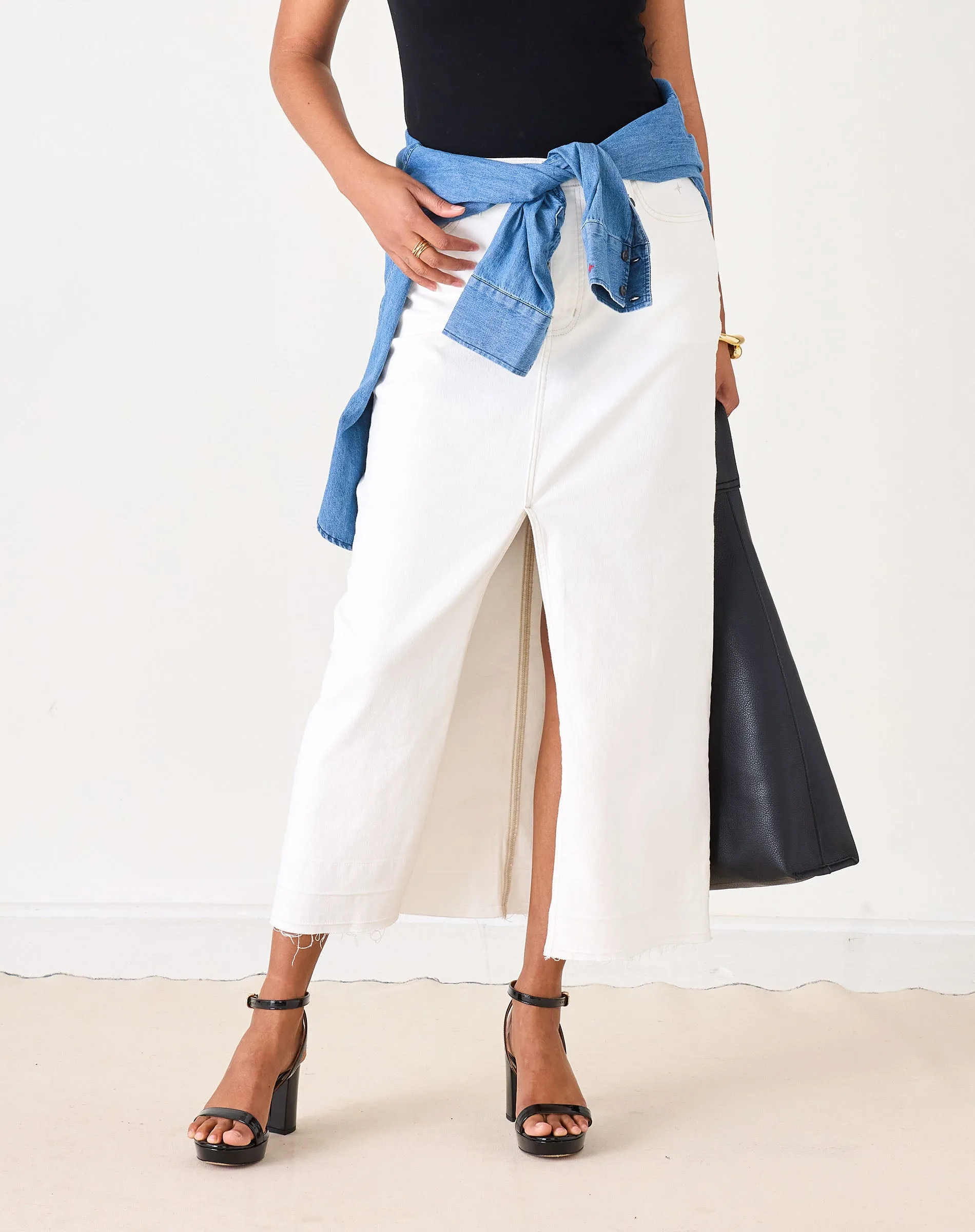 Hopper Denim Maxi Skirt