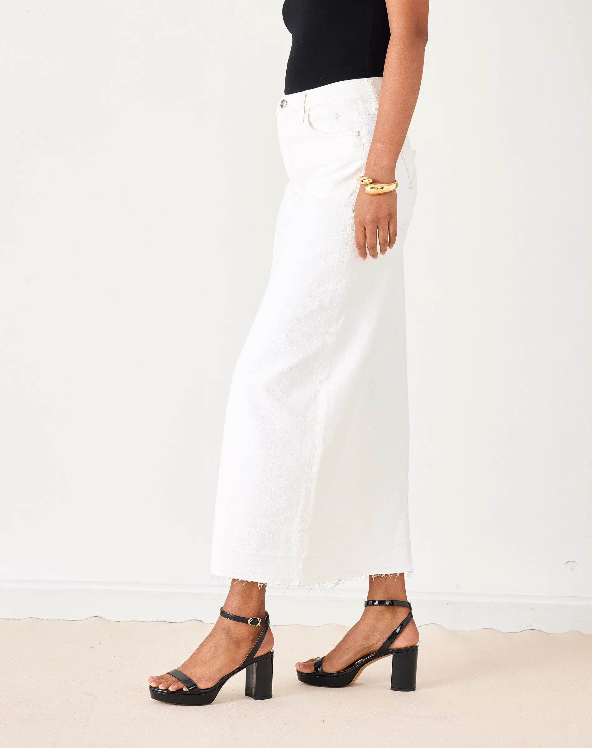 Hopper Denim Maxi Skirt