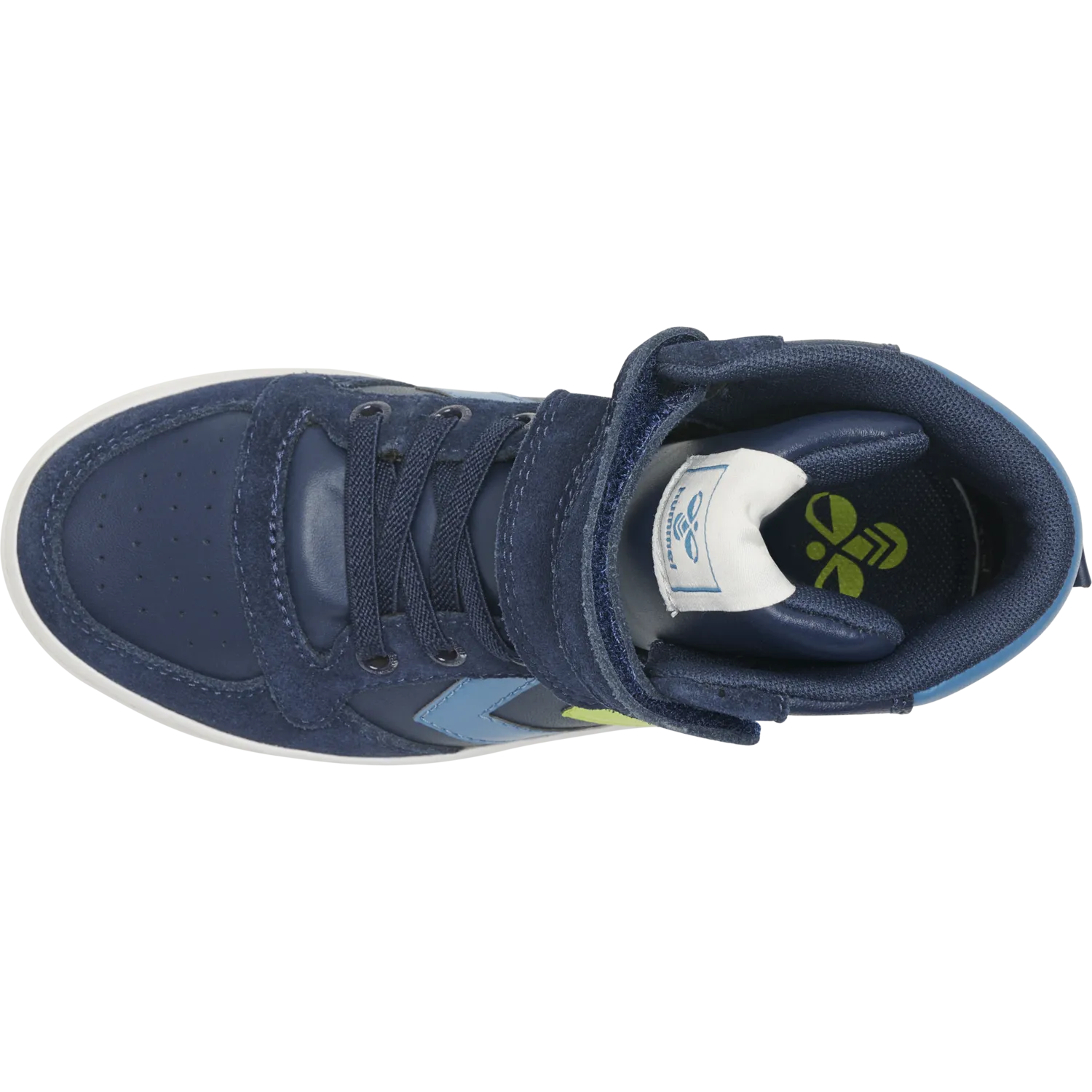 Hummel Kids Hi Top Trainers | Slimmer Stadil | Black Iris
