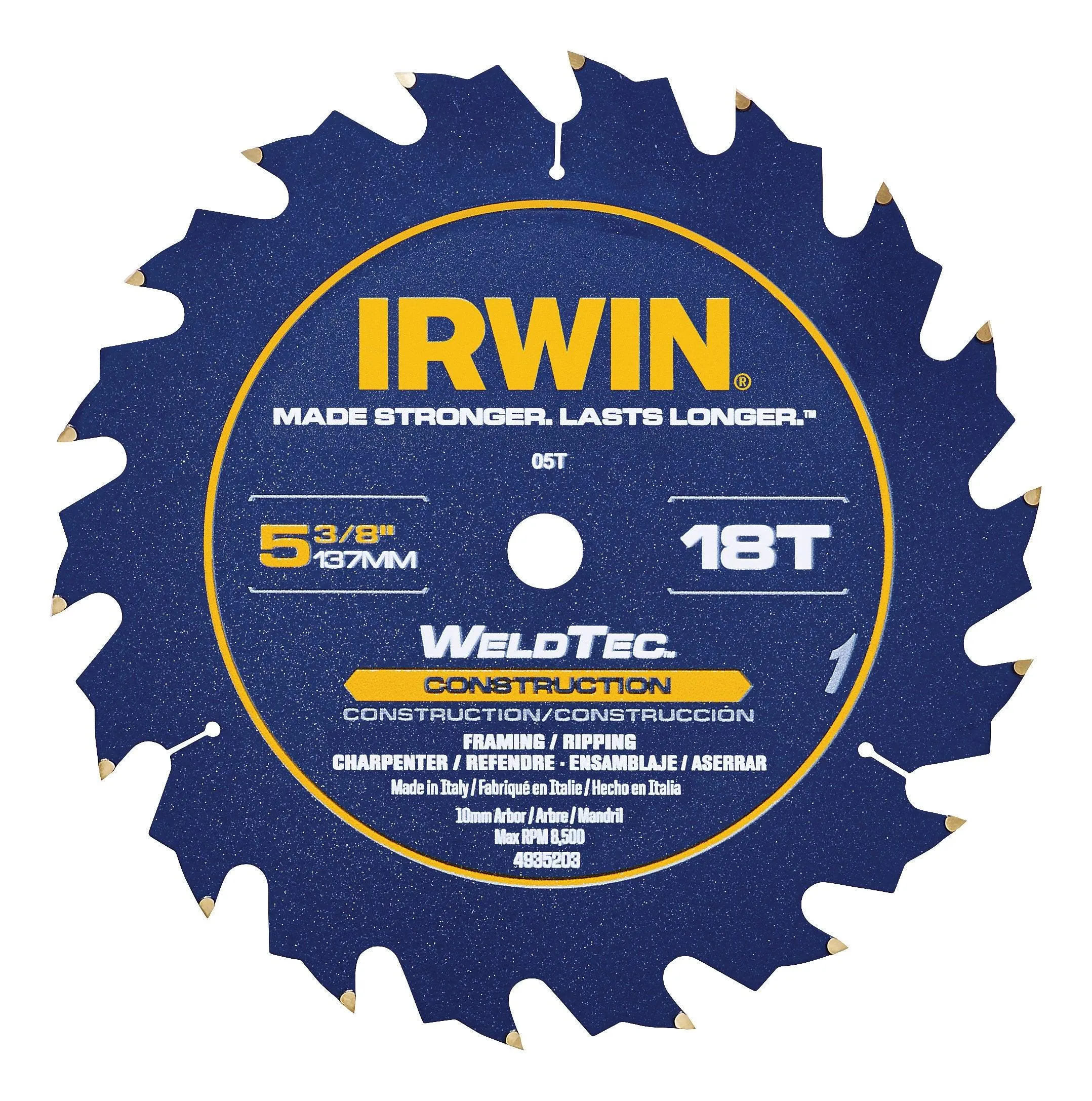 Irwin Tools Marathon Carbide Table/Miter Circular Blade