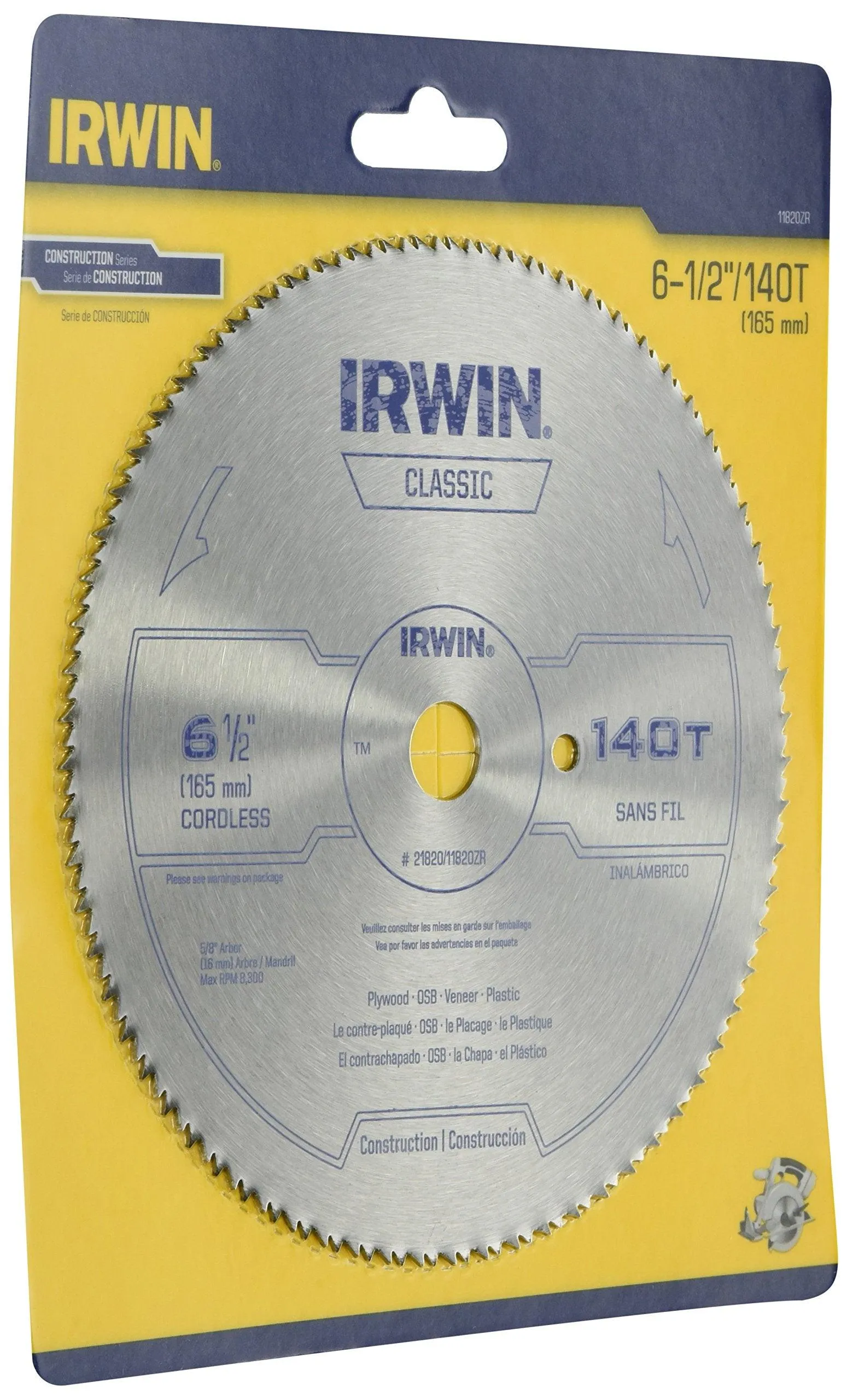 Irwin Tools Marathon Carbide Table/Miter Circular Blade