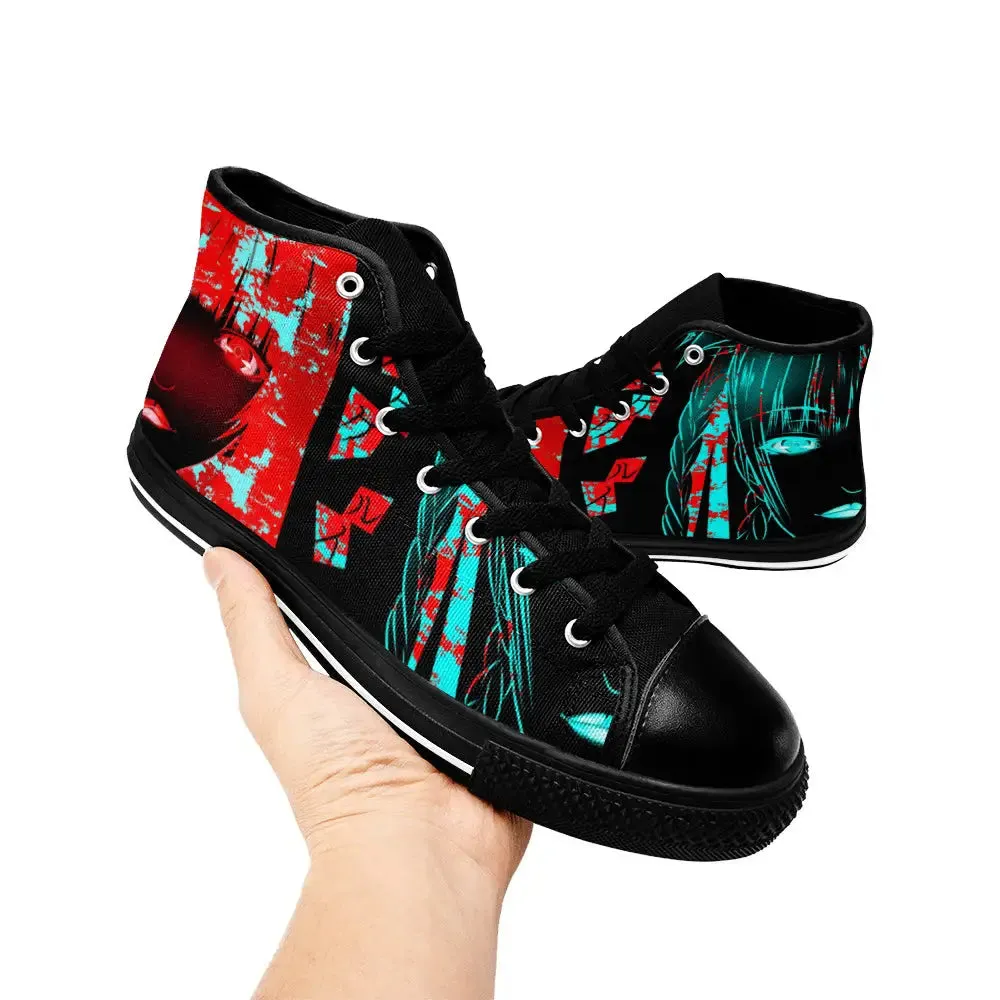 Kakegurui Compulsive Gambler Kirari Yumeko Shoes High Top Sneakers for Kids and Adults