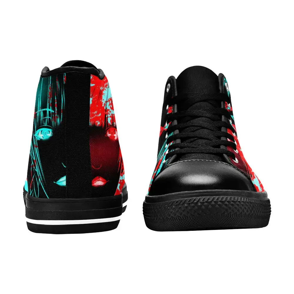 Kakegurui Compulsive Gambler Kirari Yumeko Shoes High Top Sneakers for Kids and Adults