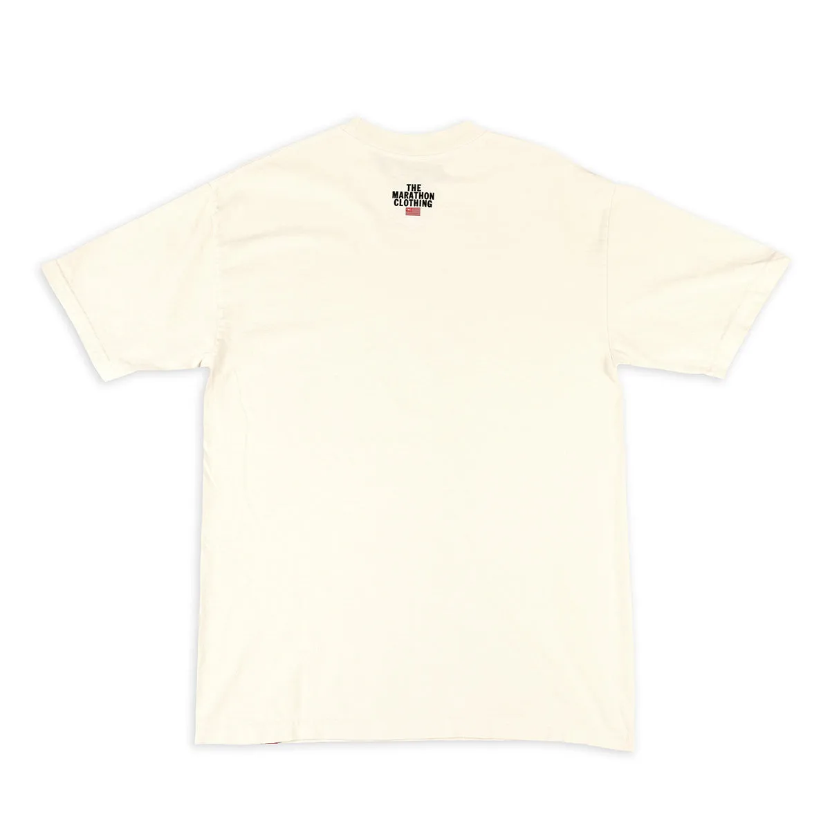 Leo The Marathon Lion (TMC Flag Sweatsuit) T-Shirt - Bone