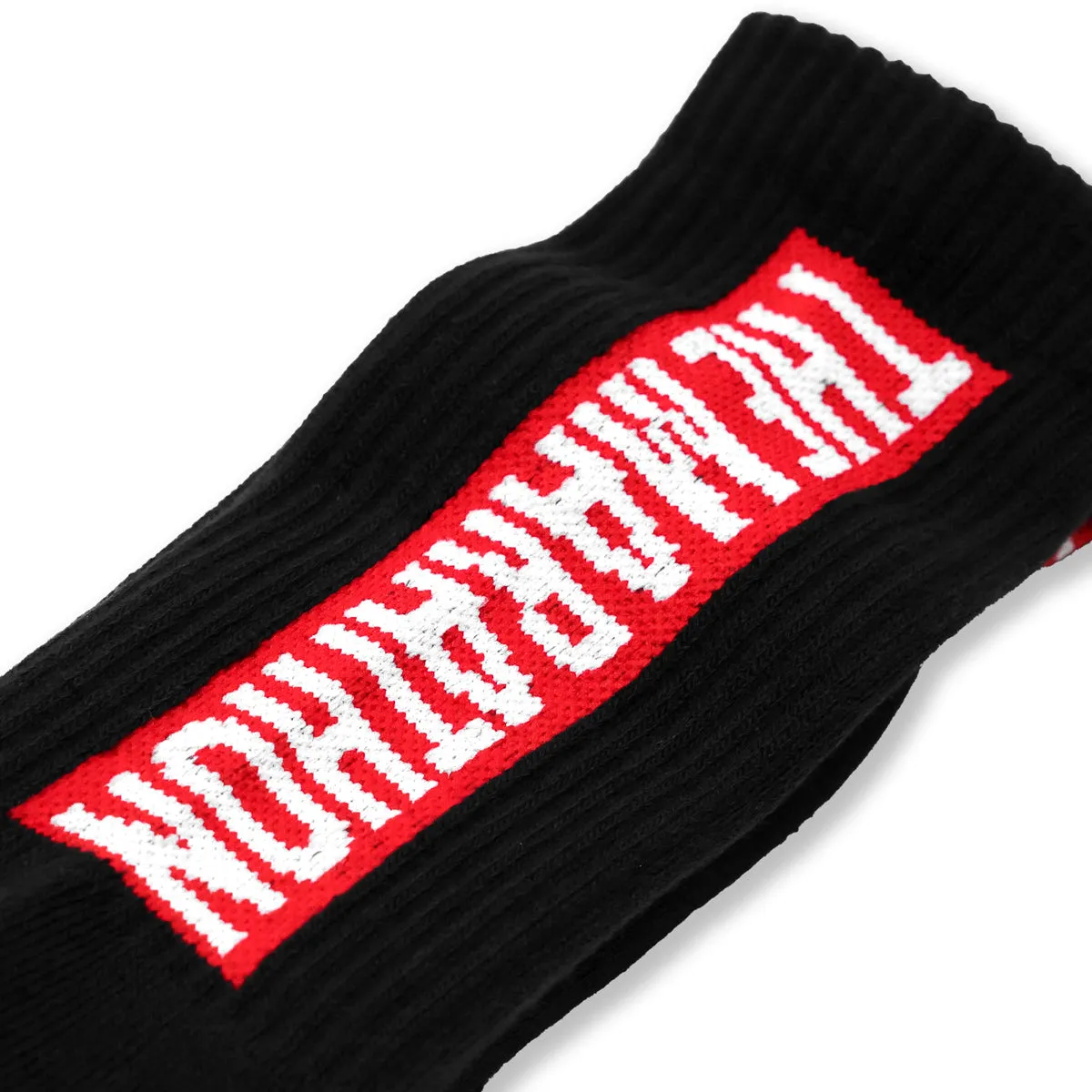 Marathon Bar Sock - Black/Red