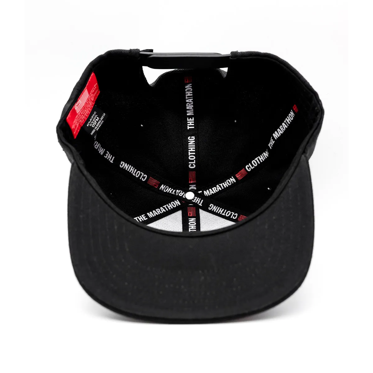 Marathon Block Flag Limited Edition Snapback - Black/Red