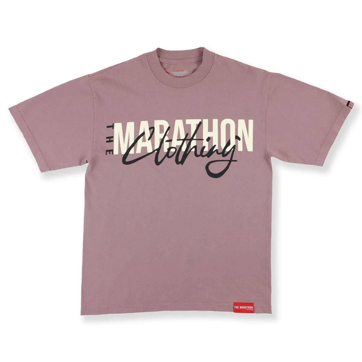 Marathon Clothing Interlock T-Shirt - Mauve