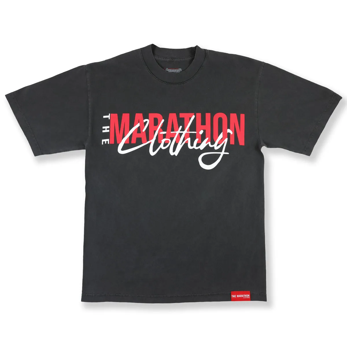Marathon Clothing Interlock T-Shirt - Vintage Black