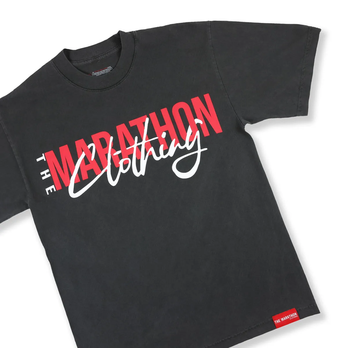 Marathon Clothing Interlock T-Shirt - Vintage Black
