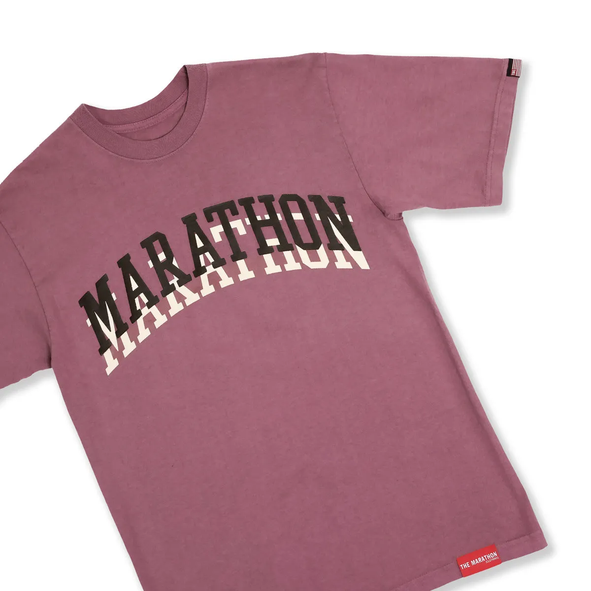 Marathon Double Arch T-Shirt - Antique Mauve