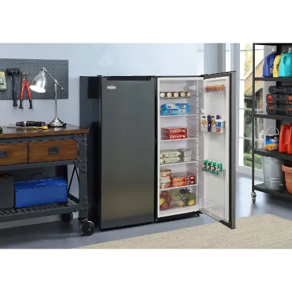 Marathon MAR86BLS-1 8.6 cu.ft All Refrigerator In Black Steel