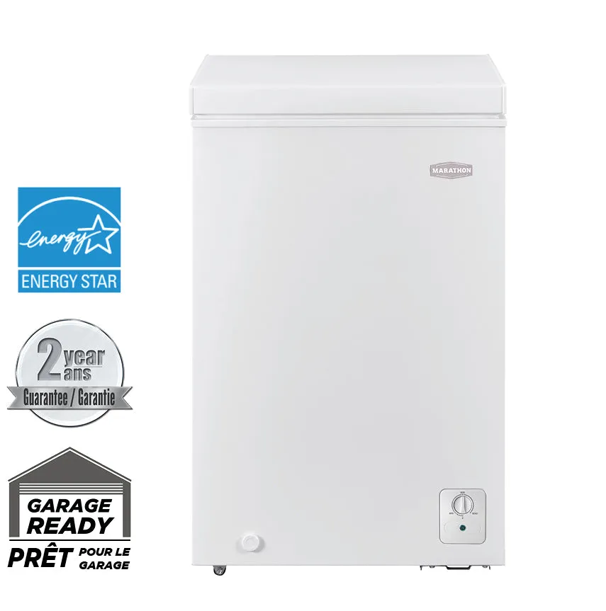 Marathon MCF36W-1 3.4 cu.ft. Chest Freezer In White