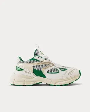 Marathon Runner White / Kale Green Low Top Sneakers