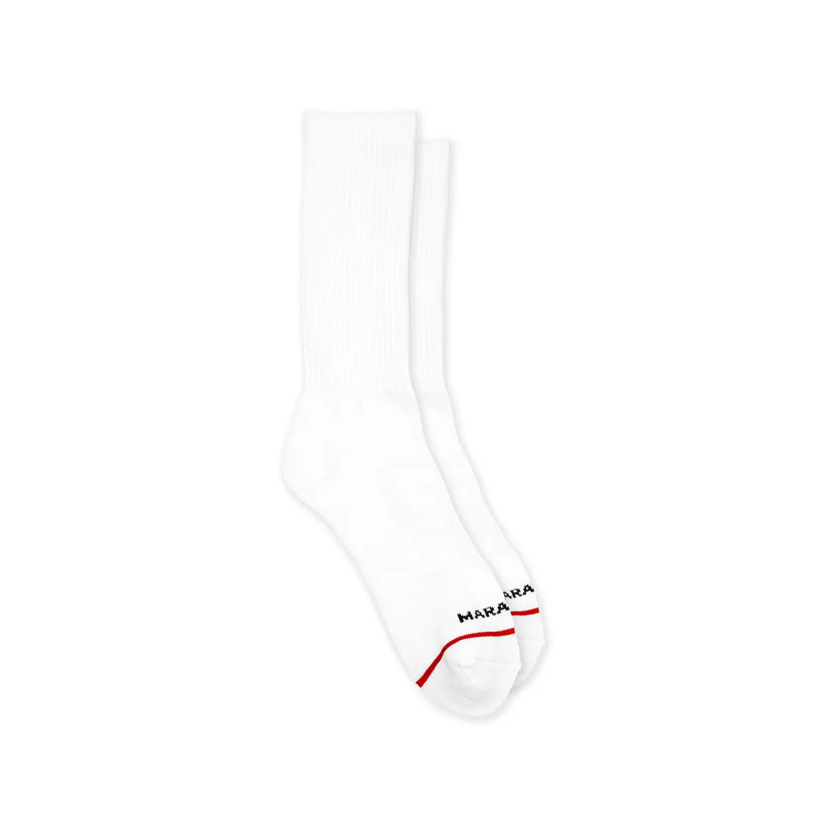 Marathon White Socks - 6-Pack