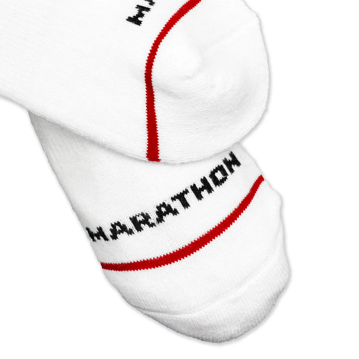 Marathon White Socks - 6-Pack