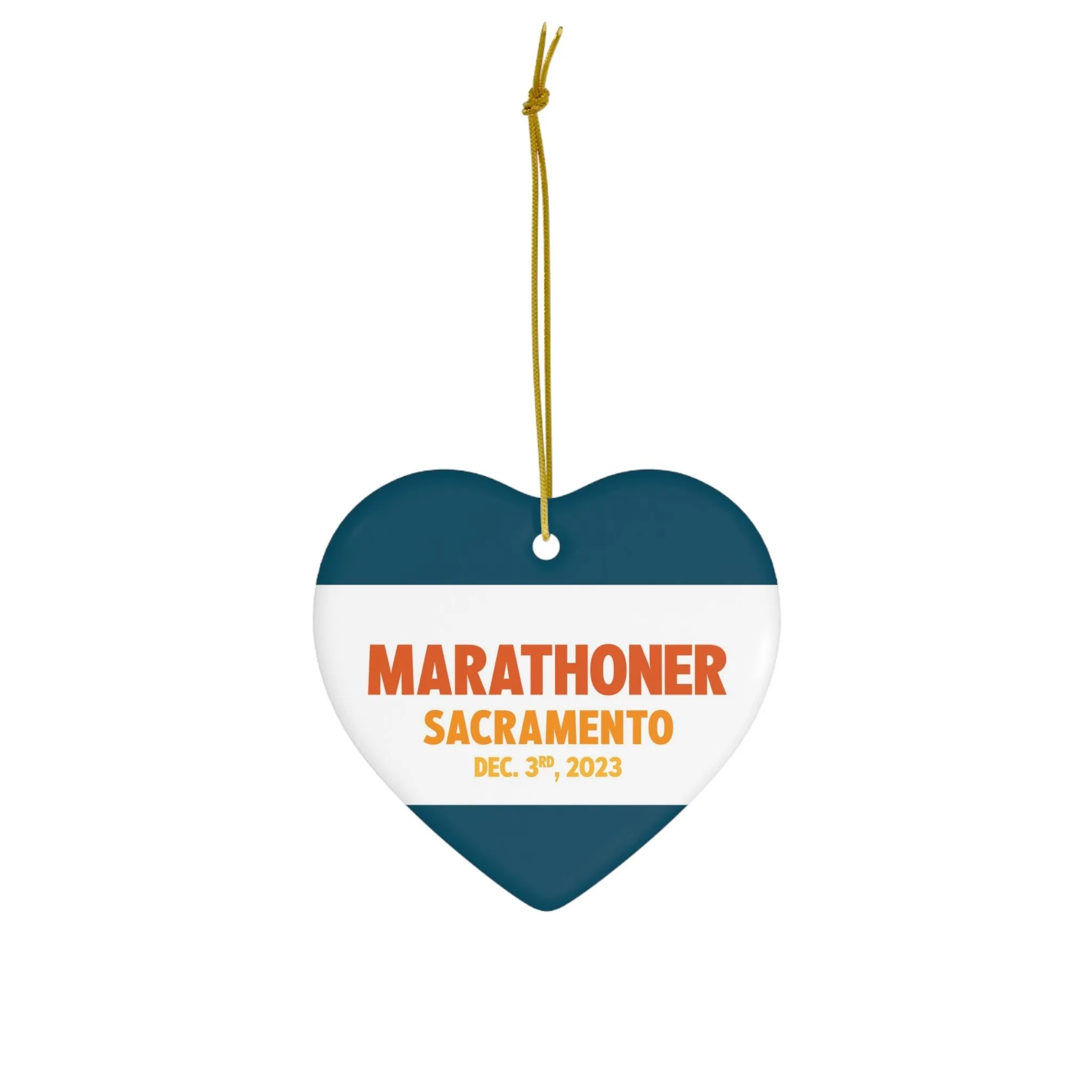 Marathoner Ornament - Sacramento