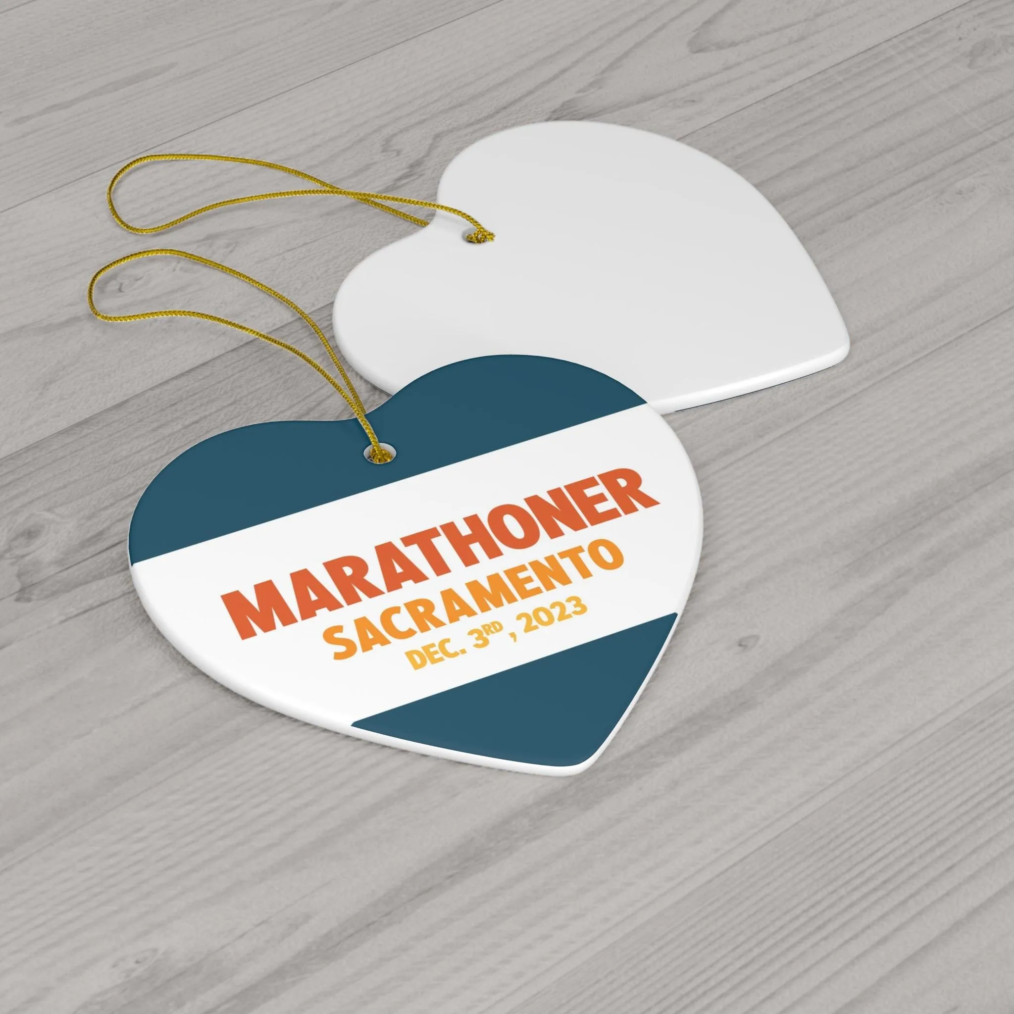 Marathoner Ornament - Sacramento