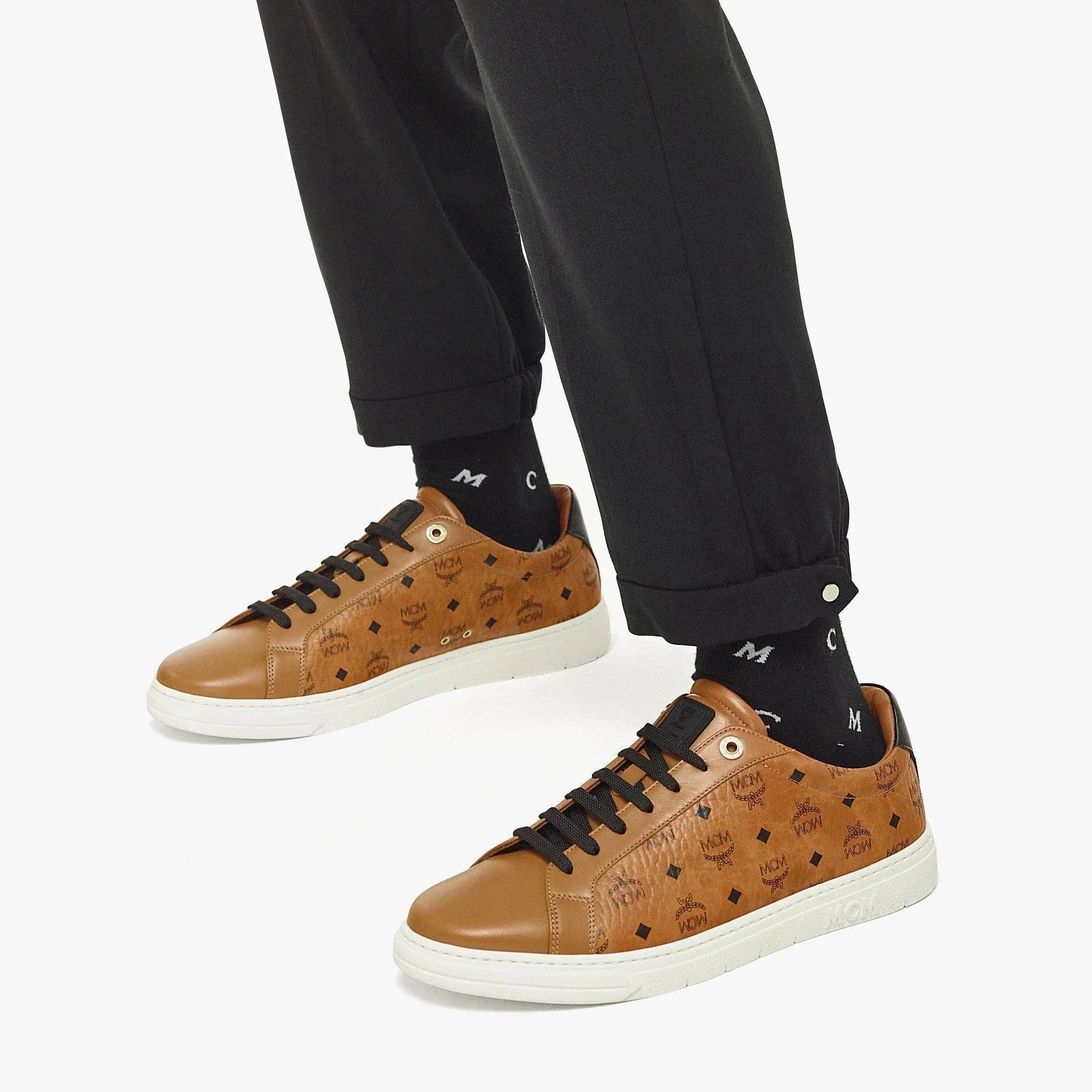 MCM Mens Terrain Lo Sneakers in Visetos