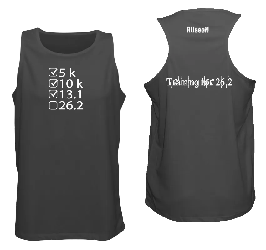 Men's Reflective Tank Top - Training for 26.2