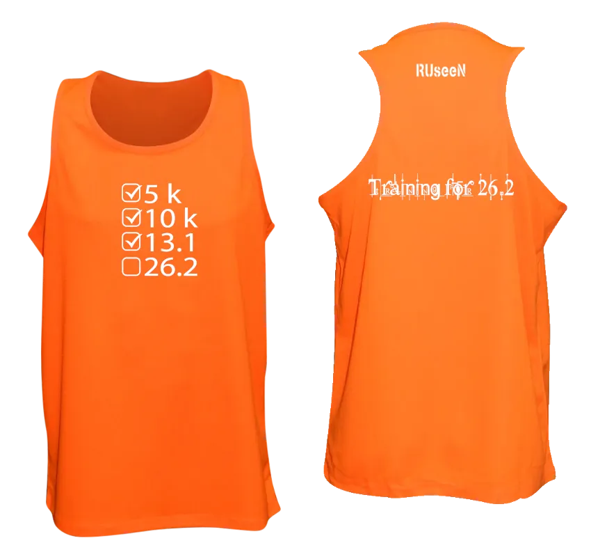 Men's Reflective Tank Top - Training for 26.2
