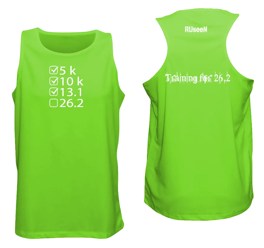 Men's Reflective Tank Top - Training for 26.2