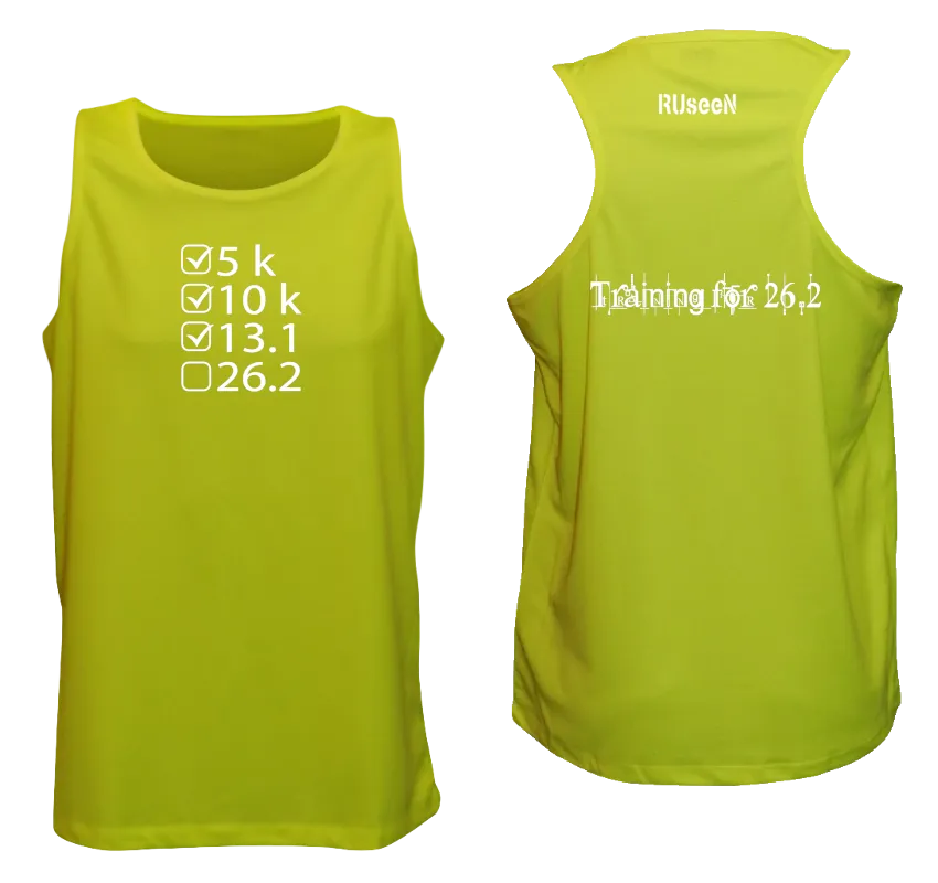Men's Reflective Tank Top - Training for 26.2
