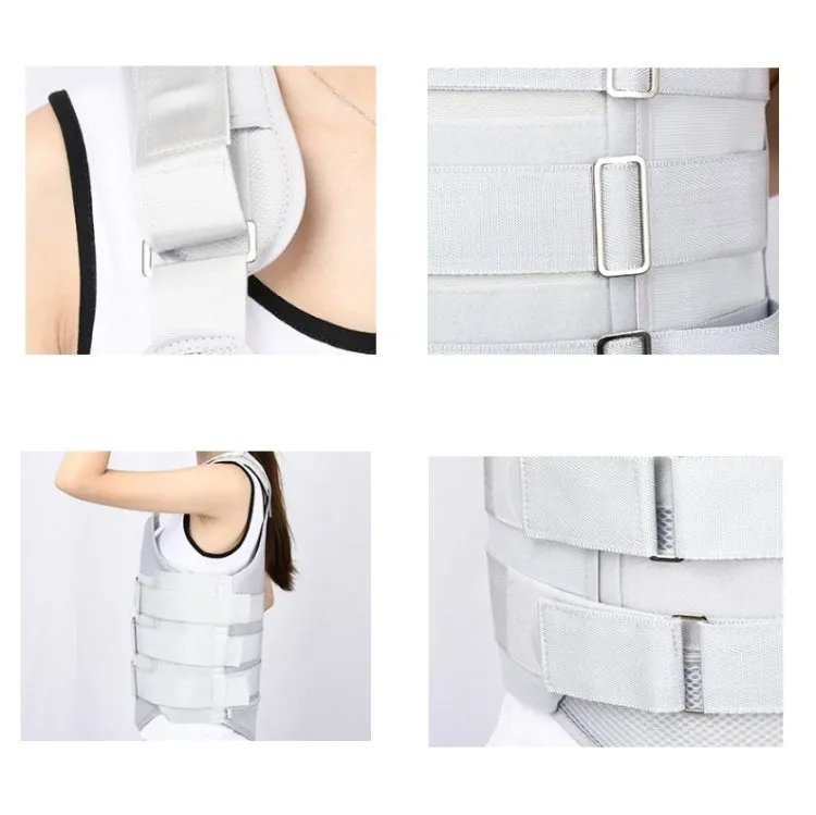Mesh Style Thoracolumbar Fixation Belt Strap Type Protective Gear with Airbag, Specification: M