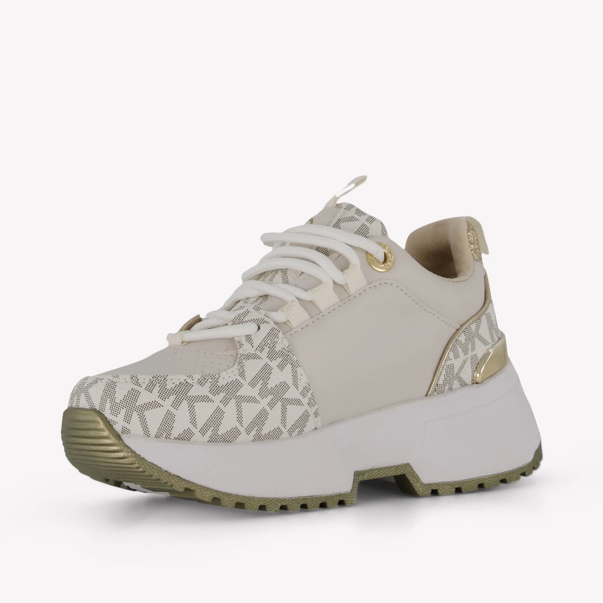 Michael Kors COSMO LOGO Girls Sneakers In Off White