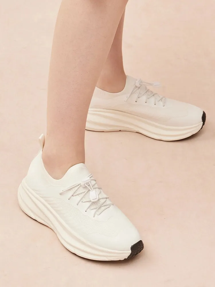 Natalie Elastic Lace Flyknit Sneakers