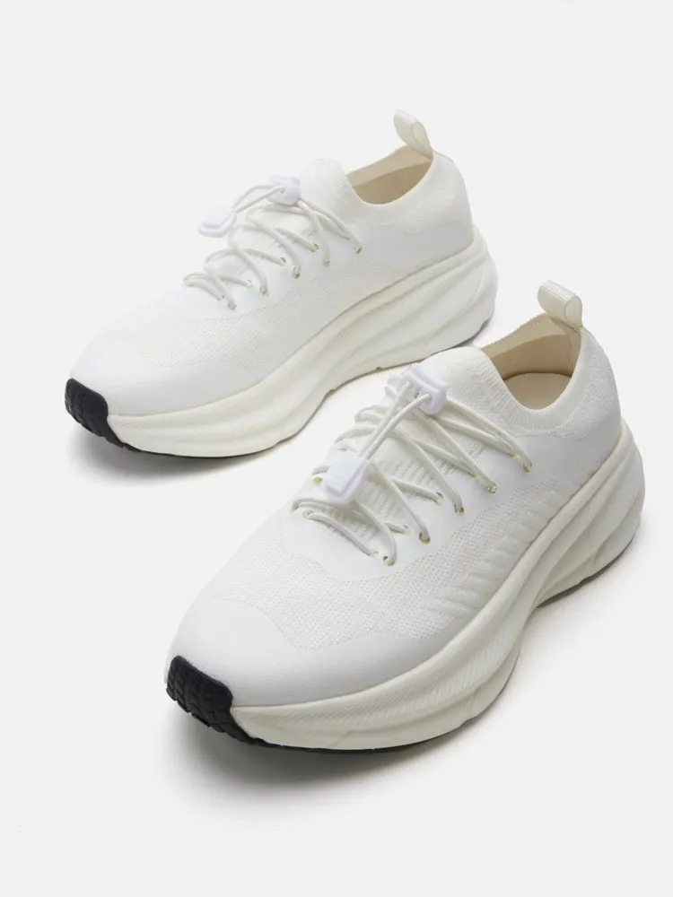 Natalie Elastic Lace Flyknit Sneakers