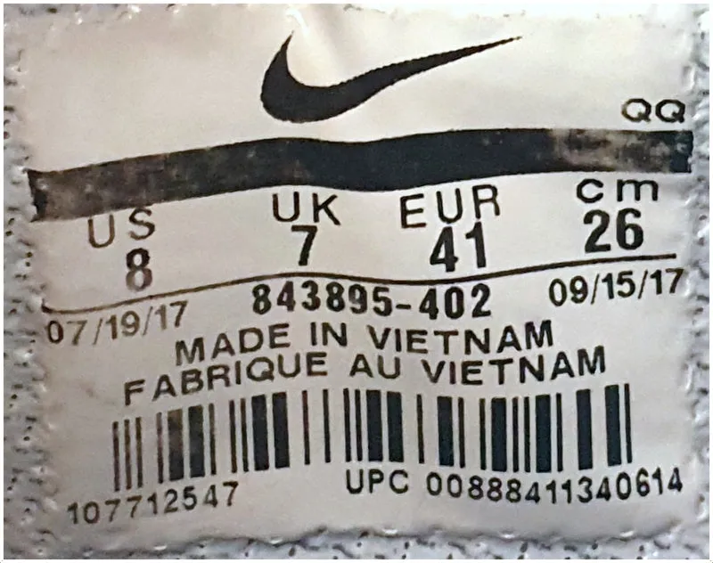 Nike SB Check Solar Soft Low Suede Trainers UK7/US8/EU41 843895-402 Navy Blue