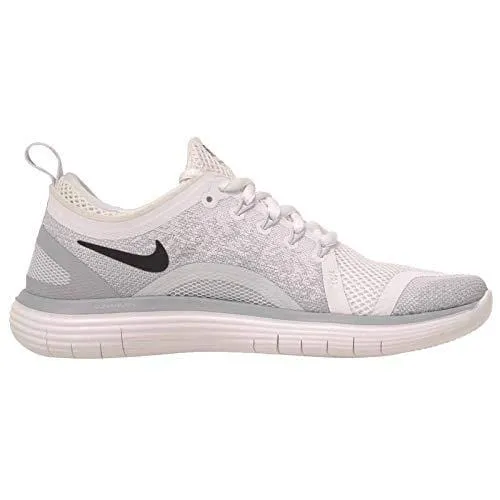 NIKE Womens Free RN Distance 2 White/Black/Pure Platinum Running Shoe 6.5 Women US
