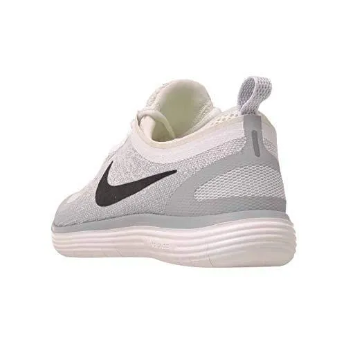 NIKE Womens Free RN Distance 2 White/Black/Pure Platinum Running Shoe 6.5 Women US