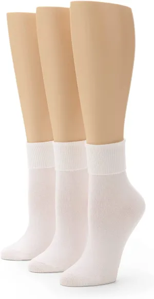 No Nonsense womens Cotton Basic Cuff Sock