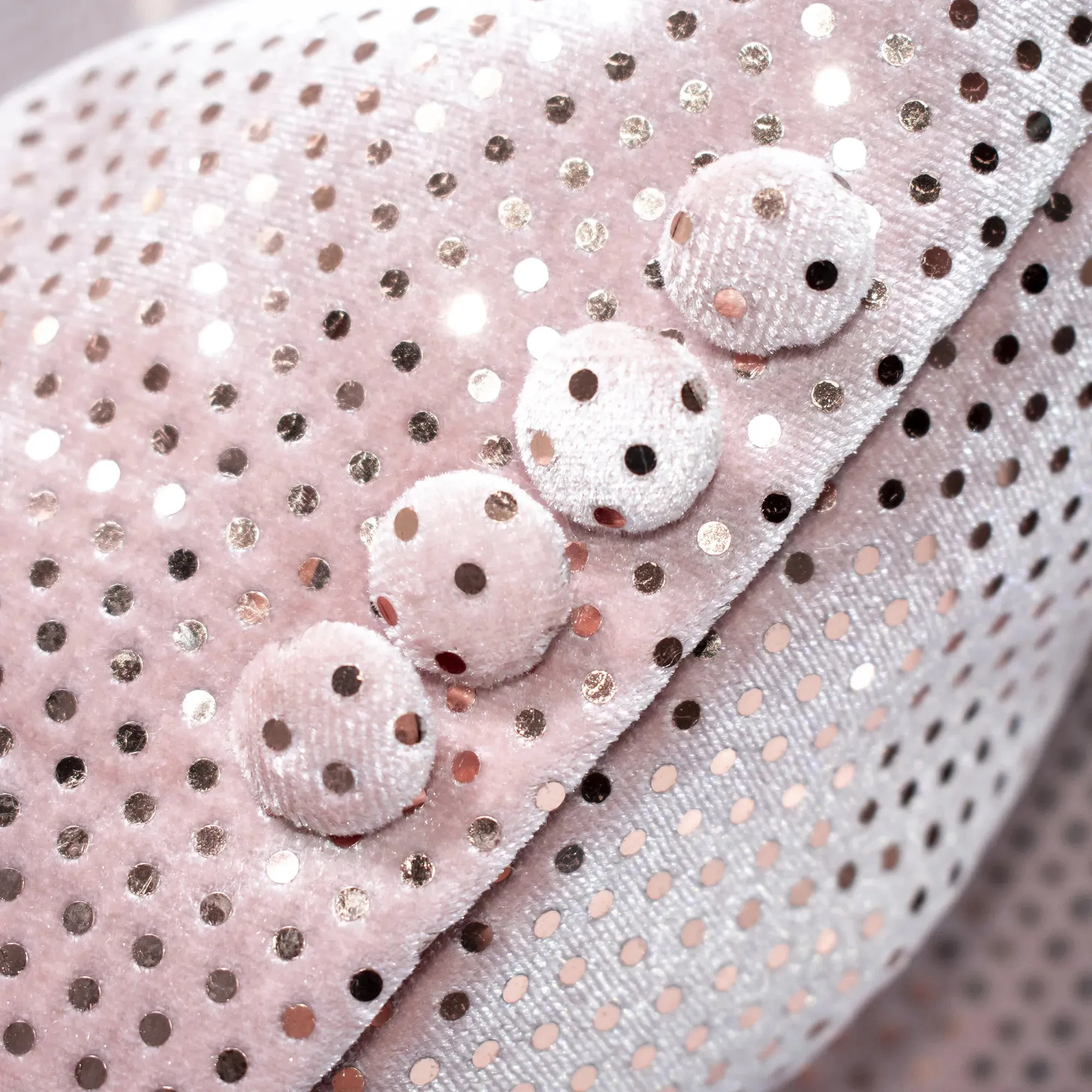 Old Rose Velvet Polka Dot 2-Piece Slim-Fit Suit
